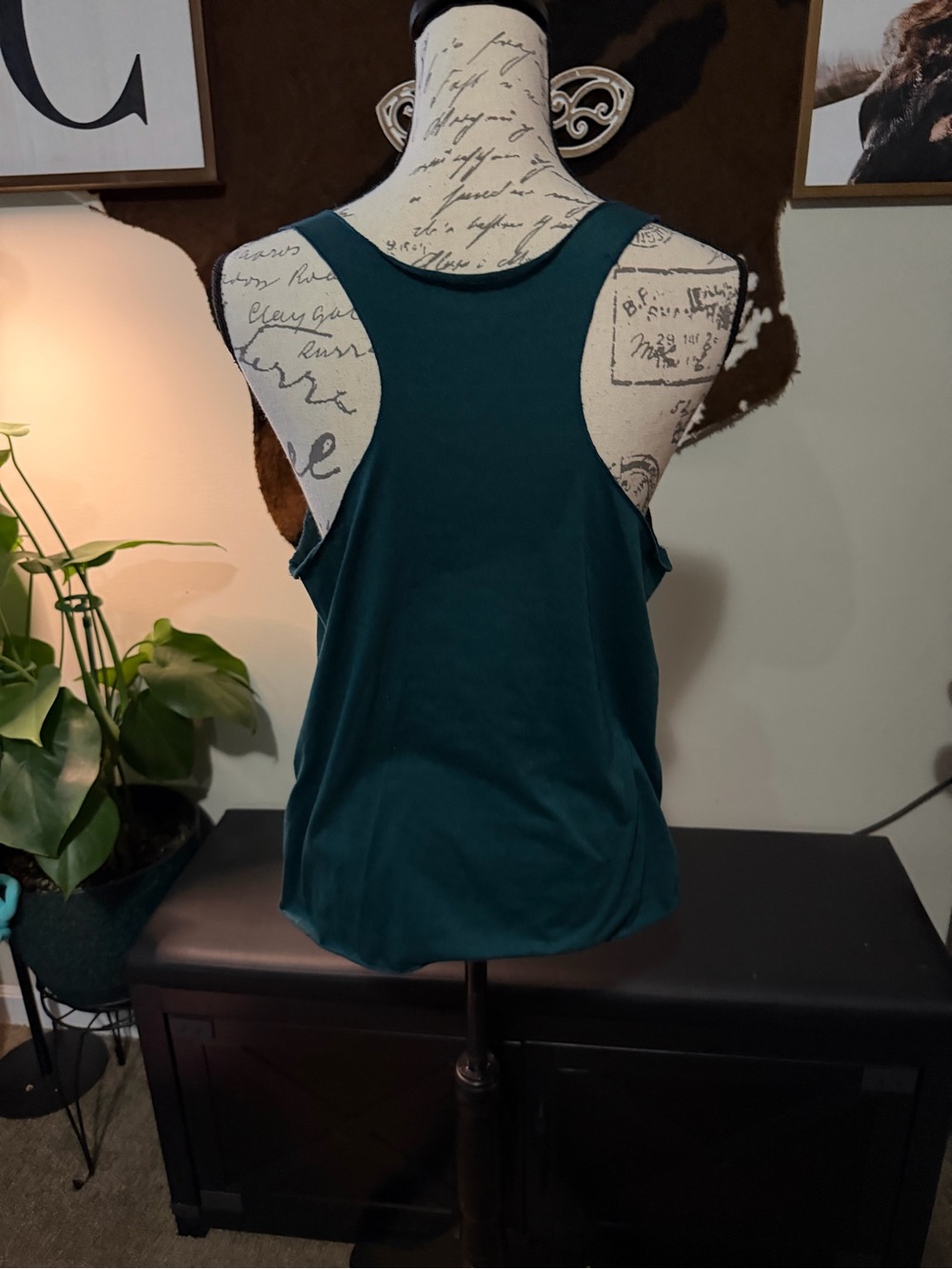 SHEIN Teal Moon Phase Graphic Tank Top - Picture 4 of 5